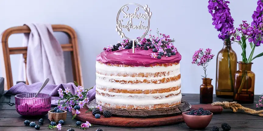 Naked Cake – Konfirmationstorte