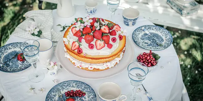 Erdbeer-Käsekuchen fürs Sommerfest