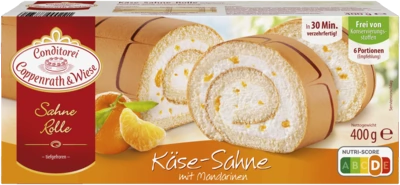 Coppenrath & Wiese Käse-Sahne-Rolle mit Mandarinen