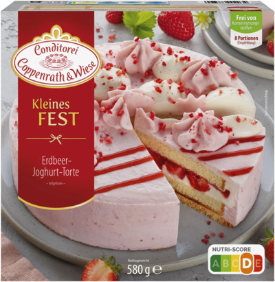 Kleines Fest Erdbeer-Joghurt Torte