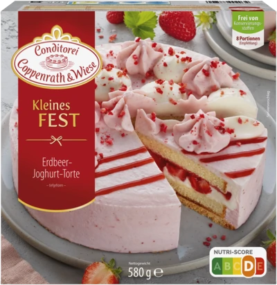 Kleines Fest Erdbeer-Joghurt Torte