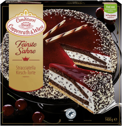 Coppenrath & Wiese Stracciatella-Kirsch-Torte (Feinste Sahne)