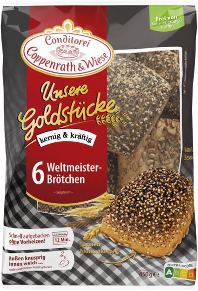 Wetlmeister-Brötchen, kernig & kräftig, von Coppenrath & Wiese