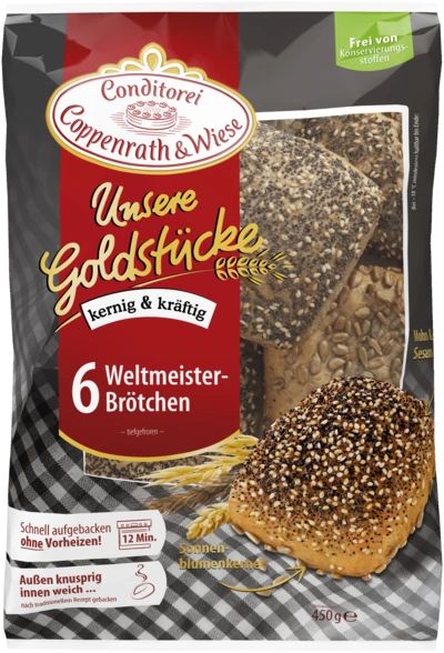 Wetlmeister-Brötchen, kernig & kräftig, von Coppenrath & Wiese