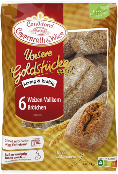 Coppenrath & Wiese Weizen-Vollkorn Brötchen