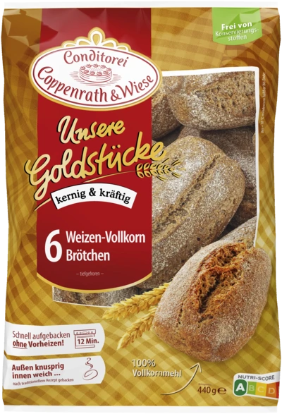 Coppenrath & Wiese Weizen-Vollkorn Brötchen