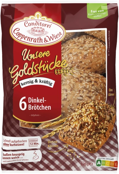 Coppenrath & Wiese Dinkel-Brötchen (Unsere Goldstücke)