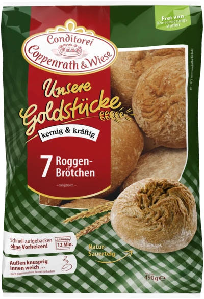 Coppenrath & Wiese Roggen-Brötchen (Unsere Goldstücke)