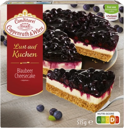 Blaubeer-Cheesecake, Lust auf Kuchen, Frischkäsekuchen