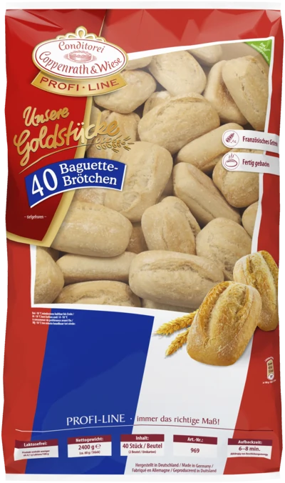 Coppenrath & Wiese 40 Knusprige Baguette-Brötchen