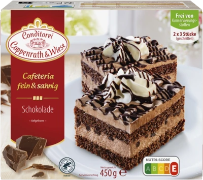 Cafeteria fein & sahnig Schokoladen-Blechkuchen 