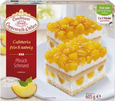 Coppenrath & Wiese Pfirsich-Schmand Blechkuchen