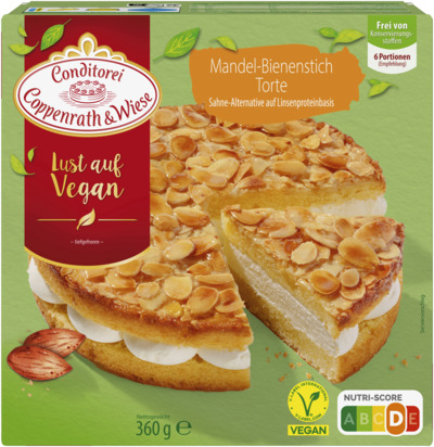 Coppenrath & Wiese vegane Mandel-Bienenstich-Torte