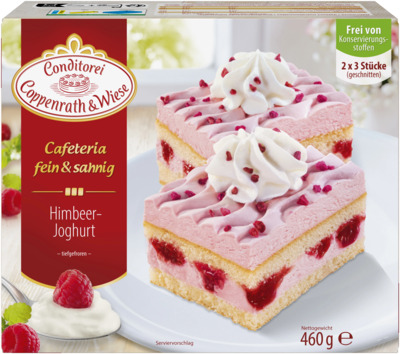 Cafeteria fein & sahnig Himbeer Joghurt Blechkuchen 